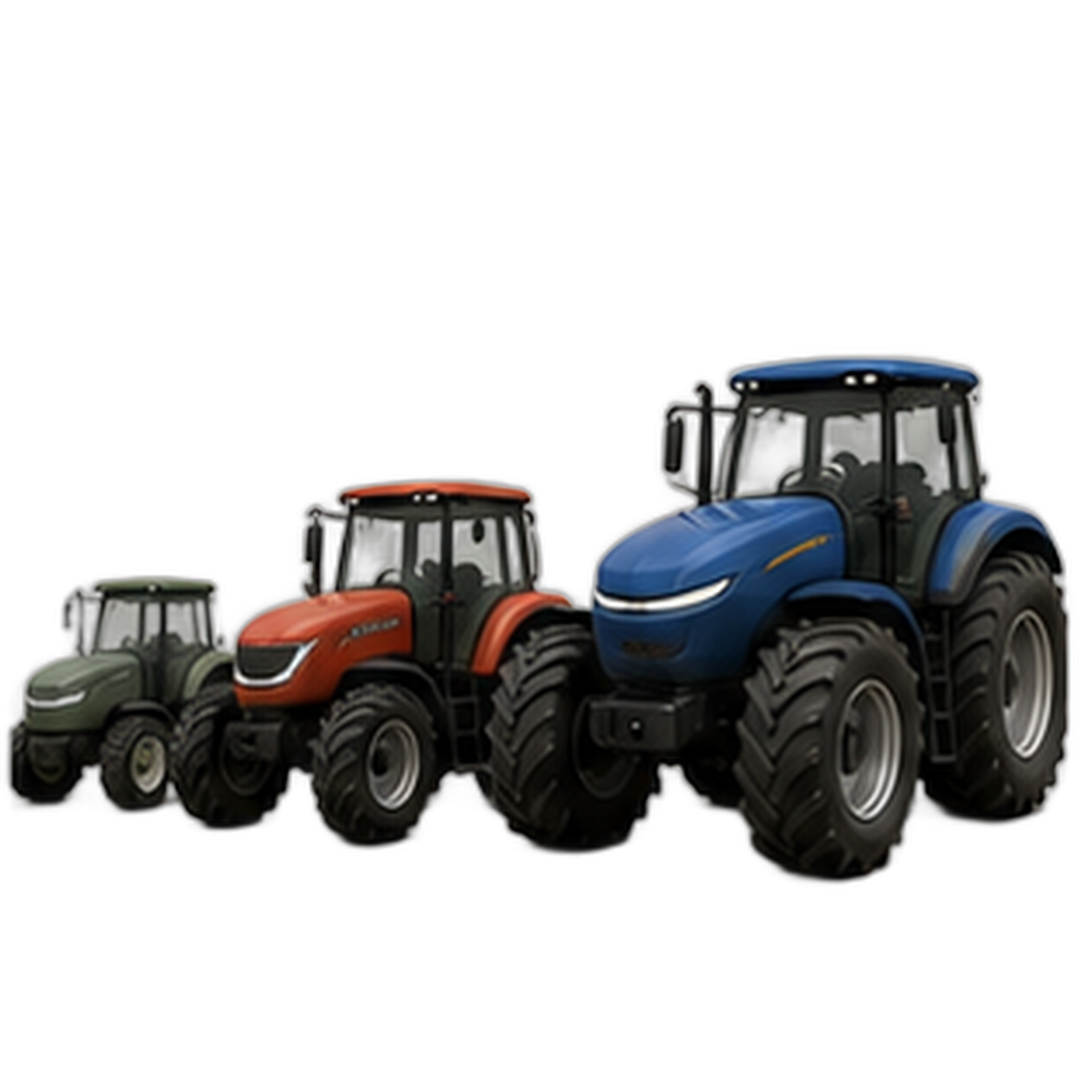 Traktorlar (mini, o‘rta, yirik)